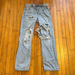 90s baggy aero jeans